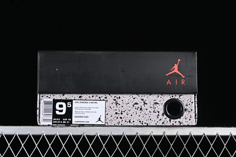 All categories Air Jordan Jordan series basketball shoes Air Jordan 4 GX foreign trade version Air Jordan 4 Georgetown Fear Pack AJ4 Joe 4 Fear Oreo 626969-030